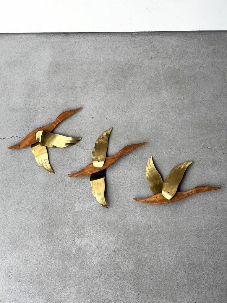 1960-70's ヴィンテージ バードモチーフ ウォールスカルプチャー