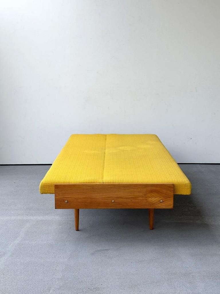 1970-80's ヴィンテージ ファブリック 3シーター ソファ/ベッド