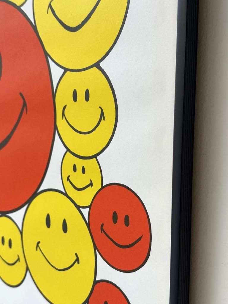 スマイル・ポスター（額入り） Amazon｜スマイルフラワーポスター ヴィンテージポスター レトロ