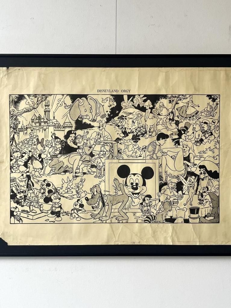 The Disneyland Memorial Orgy 額付き ディズニー ポスター The Disneyland Memorial Orgy The