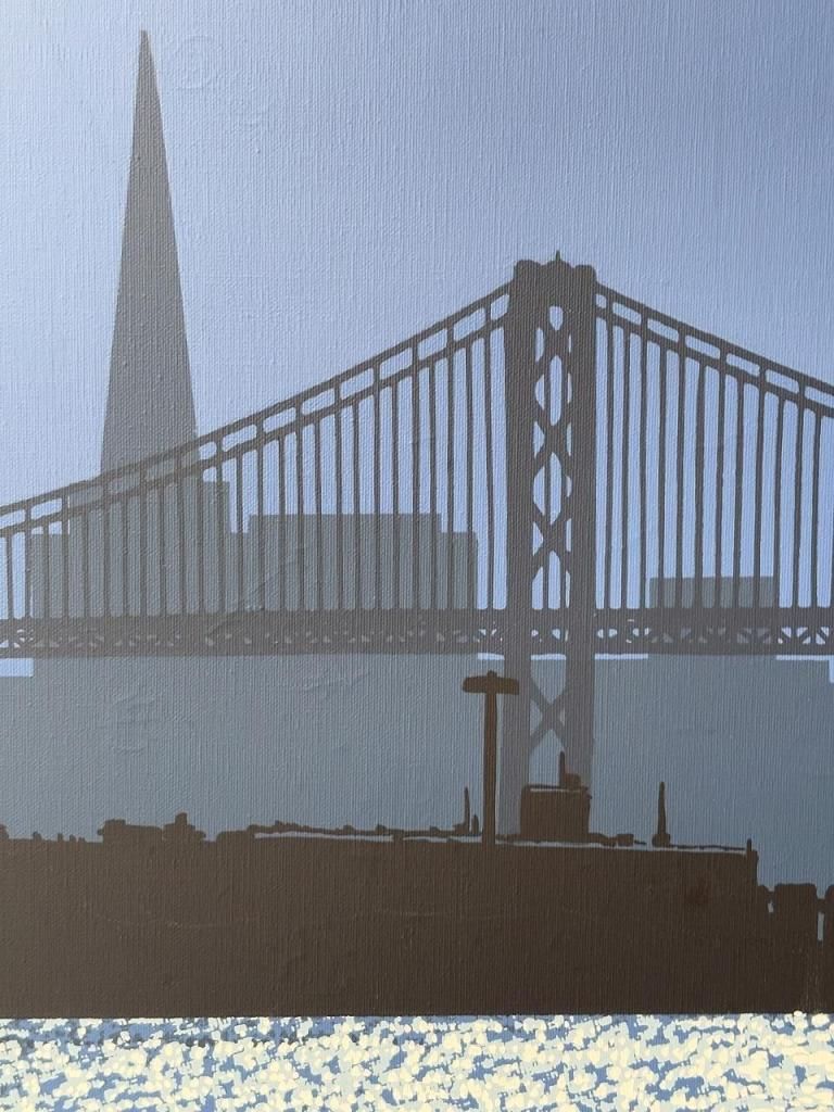 ヴィンテージ　インド　古い細密画　書き込みの良し額42×33絵22.5×13cm 1960-70's ”Letter Man” ヴィンテージ ペイントアート ウォール