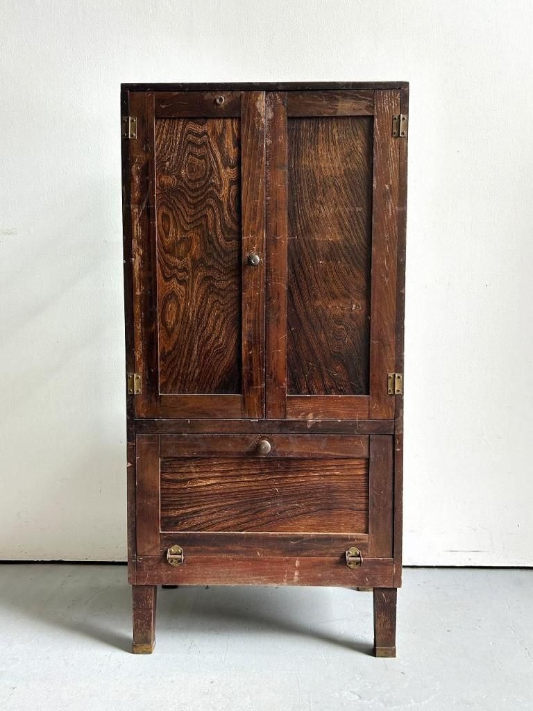 1910-20's アンティーク ウッド ショーケース - アンティーク