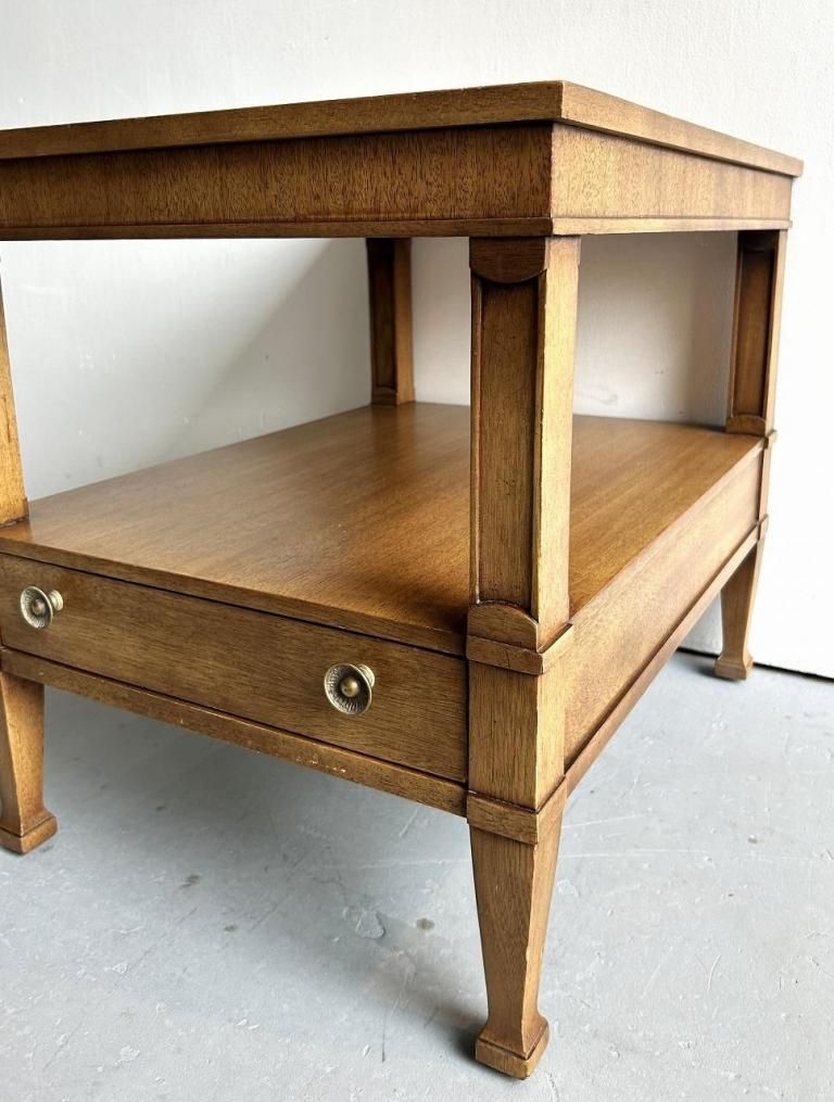 1963's DREXEL社製 ヴィンテージ ウッド ナイトテーブル