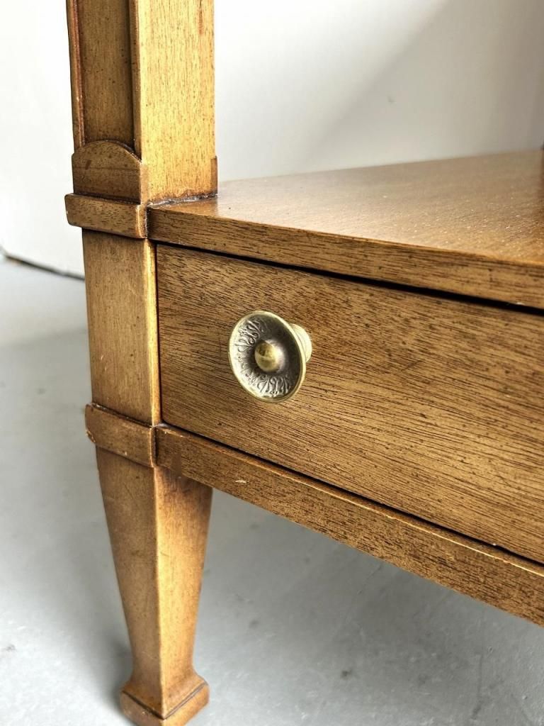 1963's DREXEL社製 ヴィンテージ ウッド ナイトテーブル