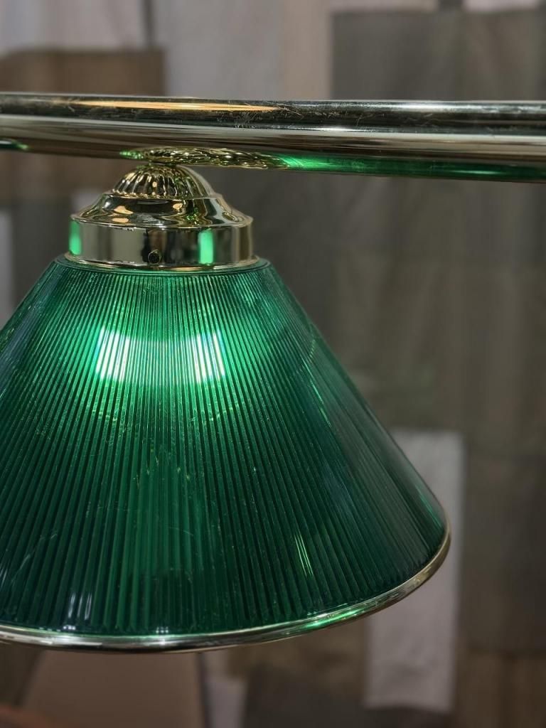 3灯 プラスチックシェード プールバーランプ - アンティーク