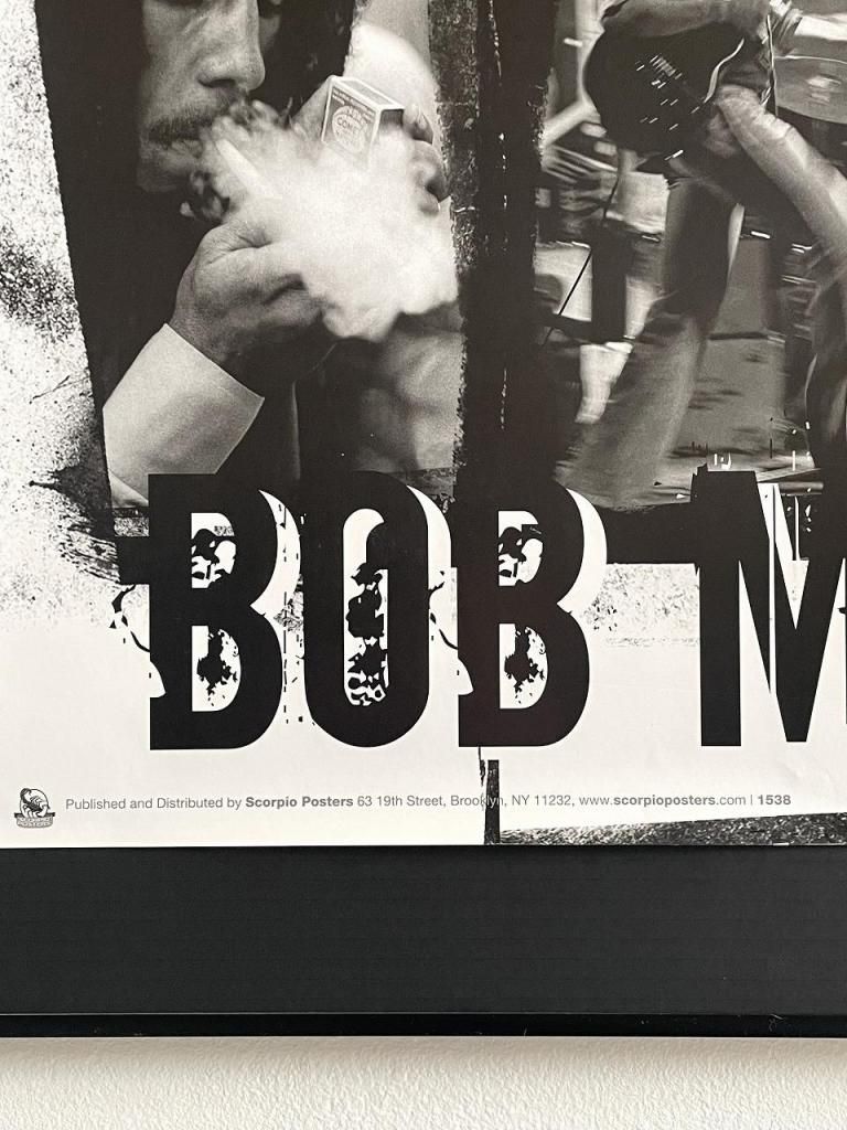 ボブマーリー　Bob Marley  ポスター額縁付き ヴィンテージ 