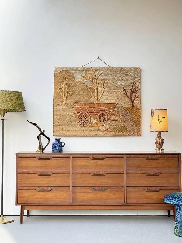 1960's ヴィンテージ ウッドサイドボード - アンティーク、ビンテージ