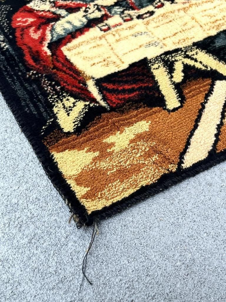 希少 ヴィンテージ 最後の晩餐 ラグ 希少 ヴィンテージ 最後の晩餐 ラグ