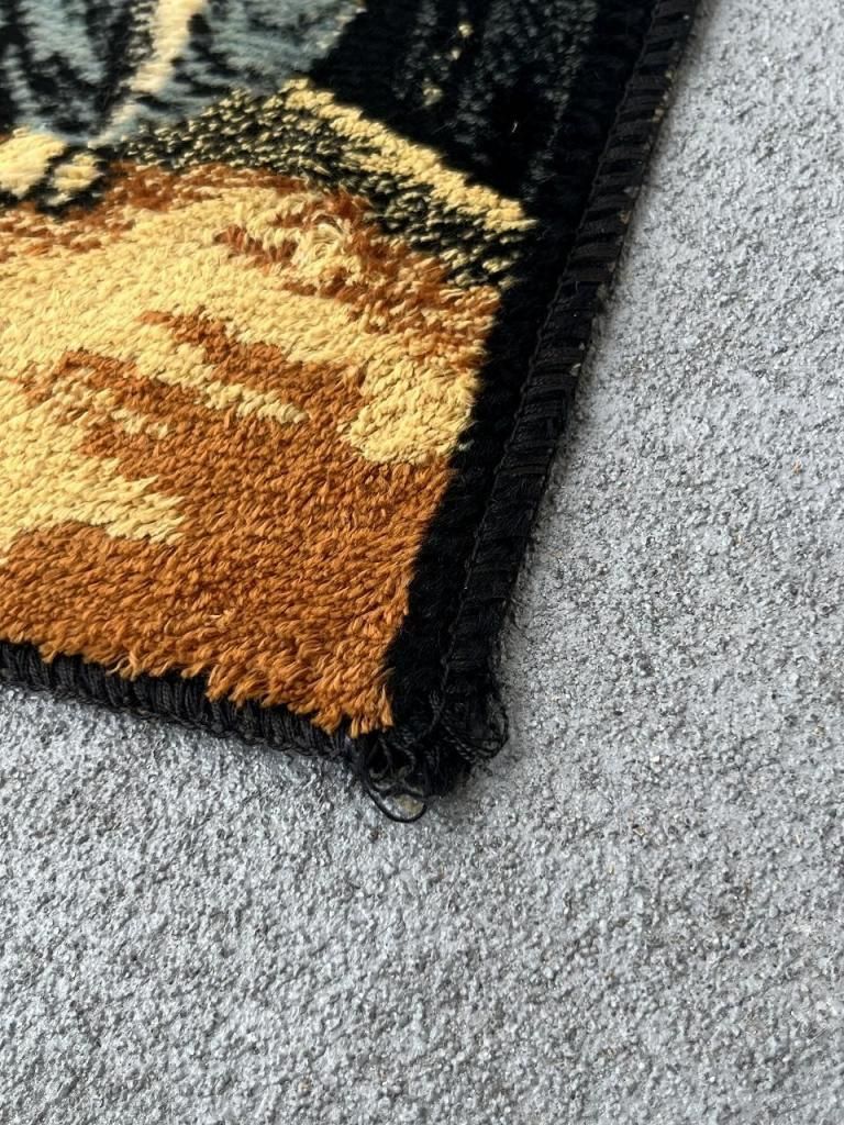 ヴィンテージ 最後の晩餐モチーフ ラグ (980mm×500mm) - アンティーク