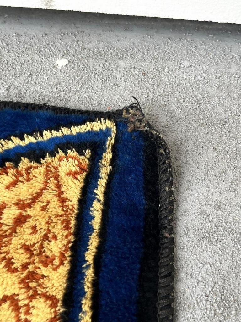 ヴィンテージ 最後の晩餐モチーフ ラグ (980mm×500mm) - アンティーク