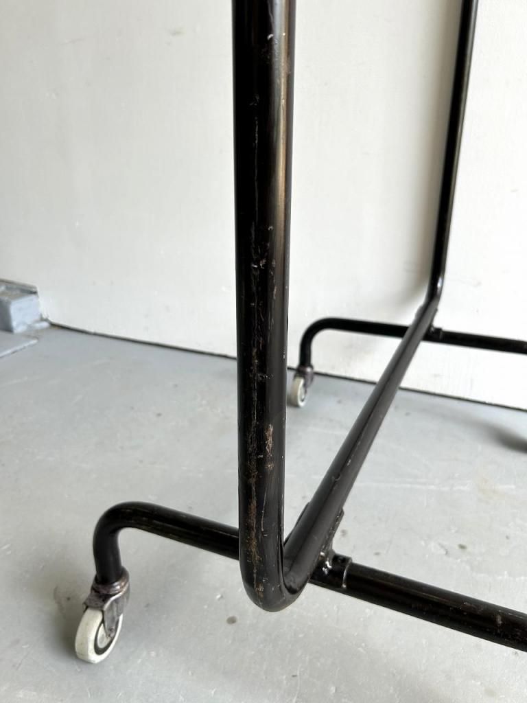 アイアンハンガーラック　黒　ヴィンテージ　アンティーク ヴィンテージ アイアン ハンガーラック - アンティーク