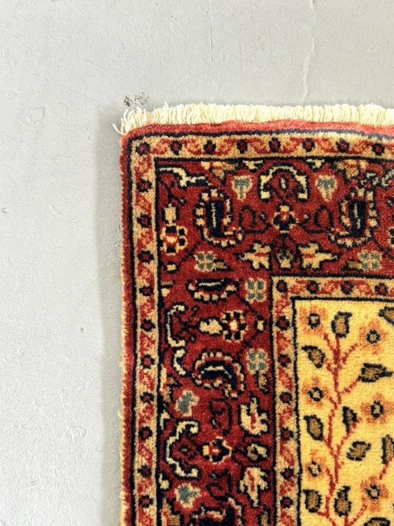 ハンドメイド ヴィンテージラグ ラグ タグ付き ヴィンテージラグ ハンドメイド ミニラグ ラグ タグ付き - ラグ