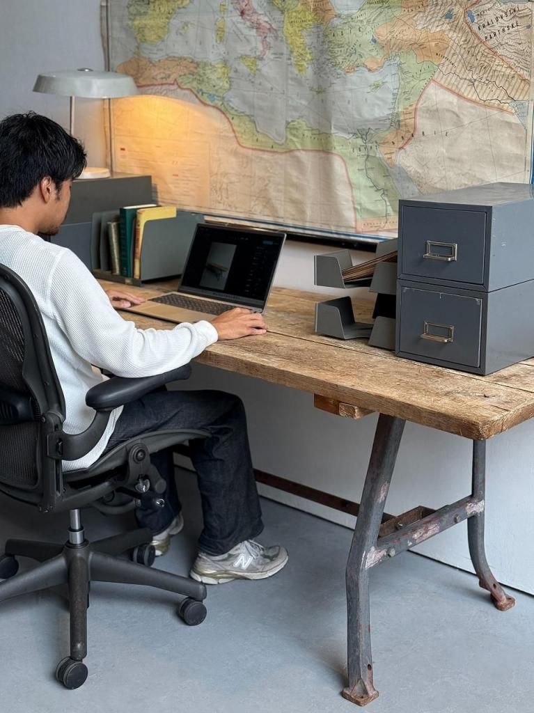 ヴィンテージ　デスク　テーブル PCデスク テーブル 北欧ヴィンテージ家具の通販