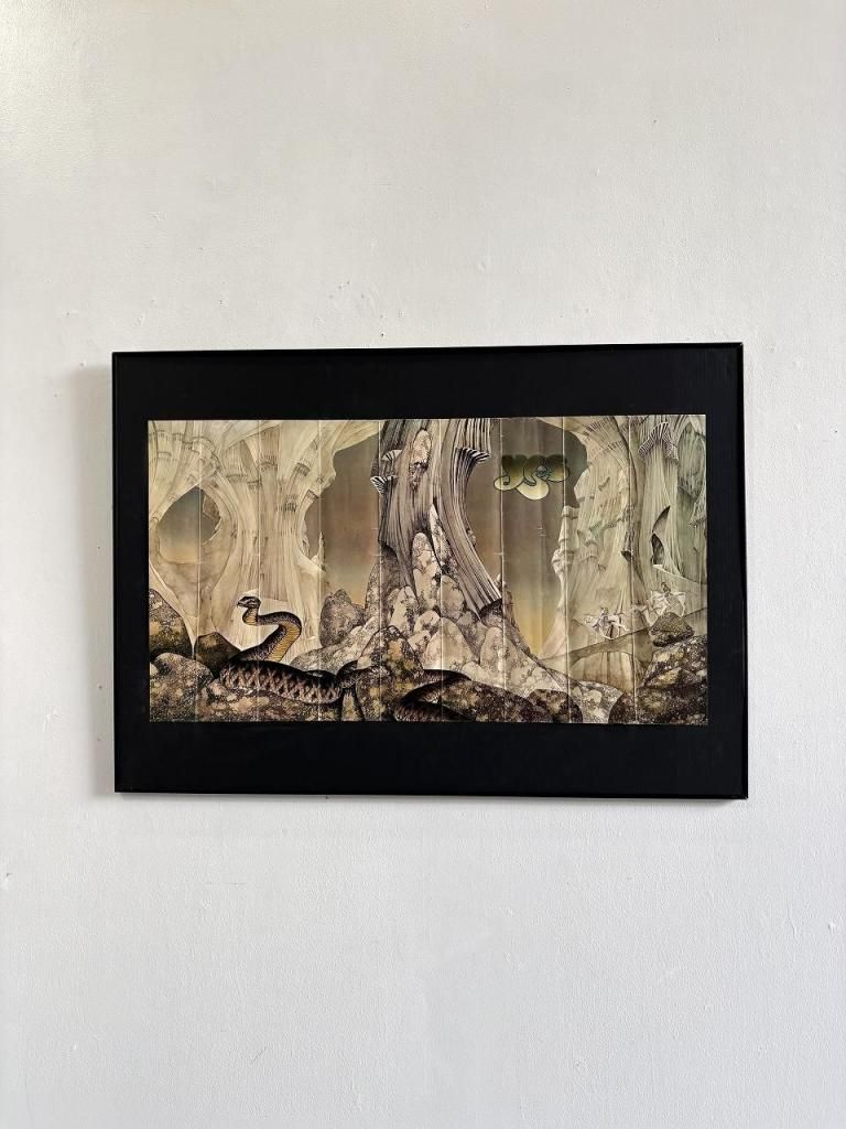 大判 vintage 額縁 erte ポスター 1971's 