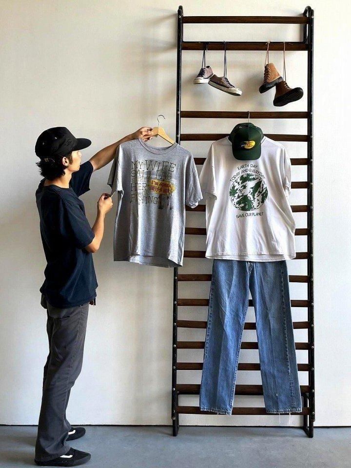 ヴィンテージ　鉄製ハシゴ ラダー/梯子 - アンティーク、ビンテージのインテリア家具や雑貨