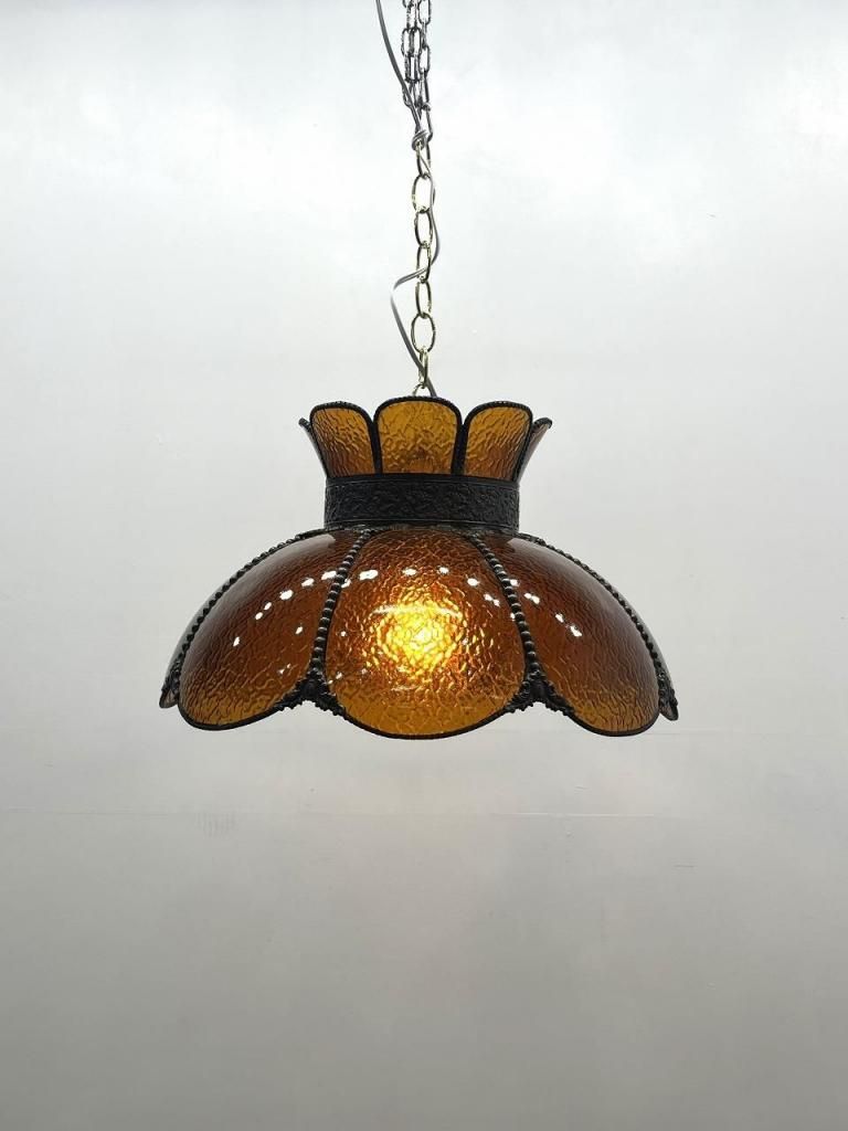 昭和アンティーク⭐️希少ハンドメイドステンドグラスペンダントライト⭐️59,500円 楽天市場】A027831ステンドグラス ペンダントライト豪華天井照明