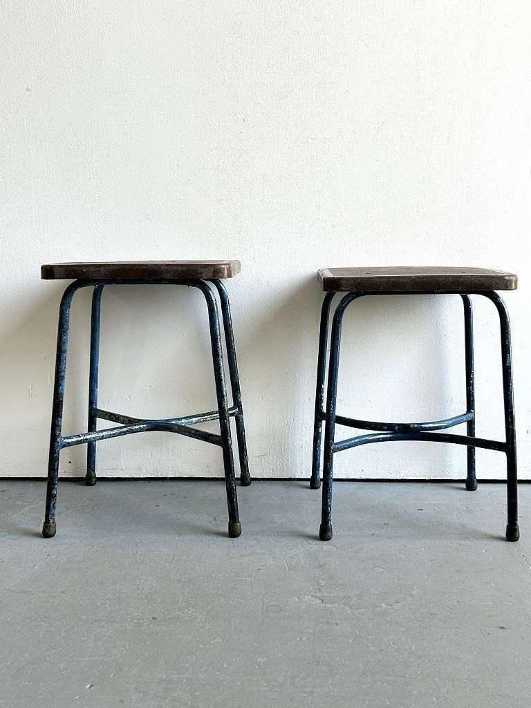 2点 ヴィンテージ オリジナル インダストリアル グランドビュー スツール 2点 ヴィンテージ オリジナル インダストリアル グランドビュー
