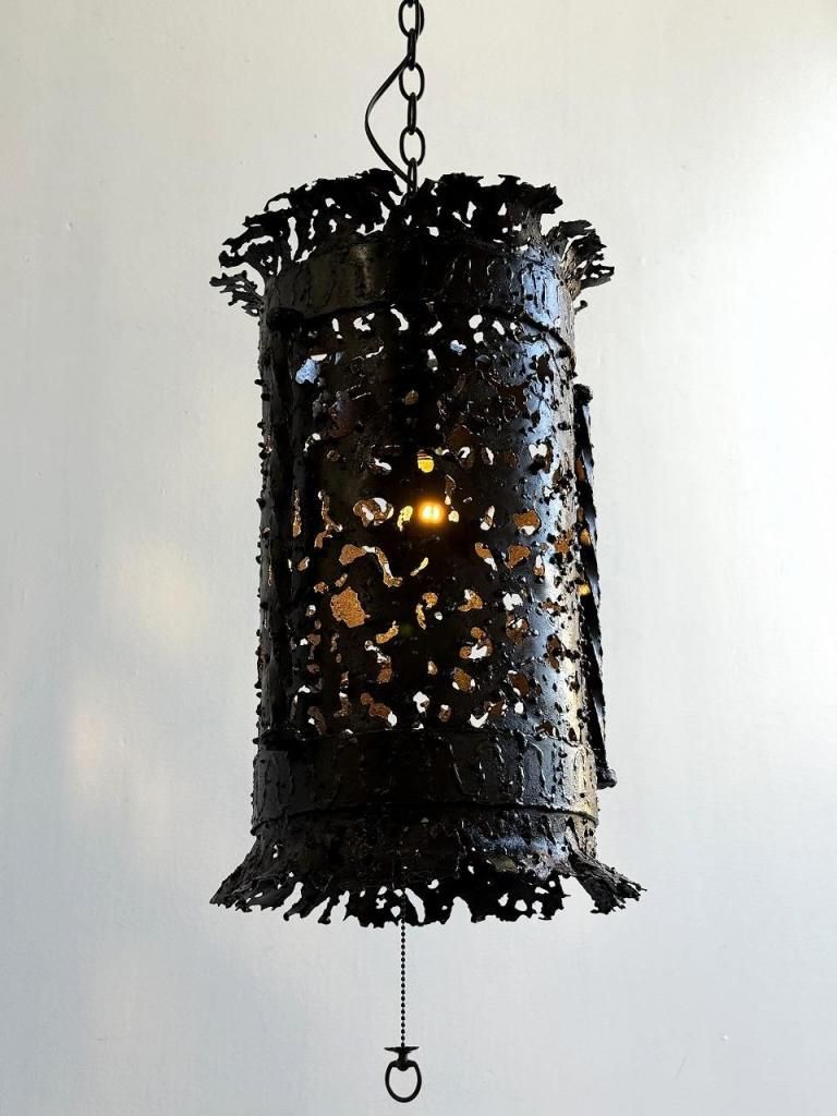 アンティーク　アイアンペンダントランプ ヴィンテージ アイアン ペンダントランプ - アンティーク