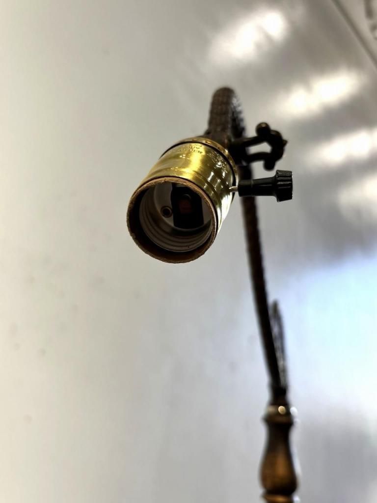 1930-40's ヴィンテージ アイアンフレーム フロアランプ