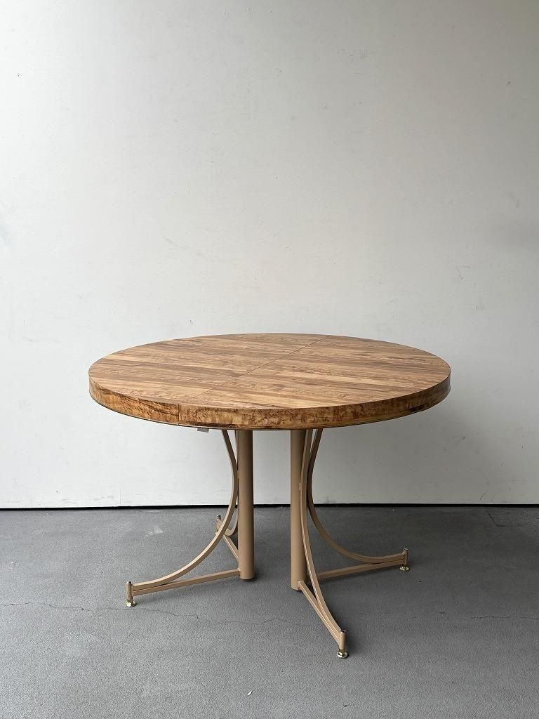 アンティーク　エクステンション ダイニングテーブル 1980's ヴィンテージ サークル エクステンション ダイニング