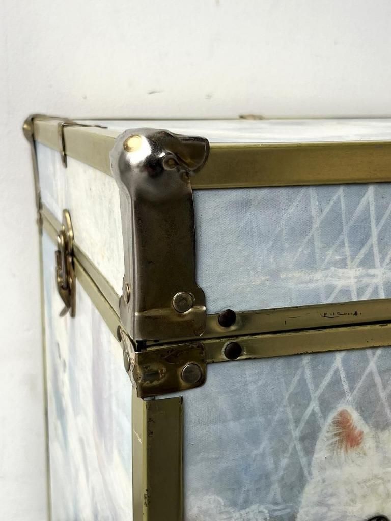 アンティーク　シルバー　バスケットキャット アンティーク シルバー バスケットキャット アンティーク