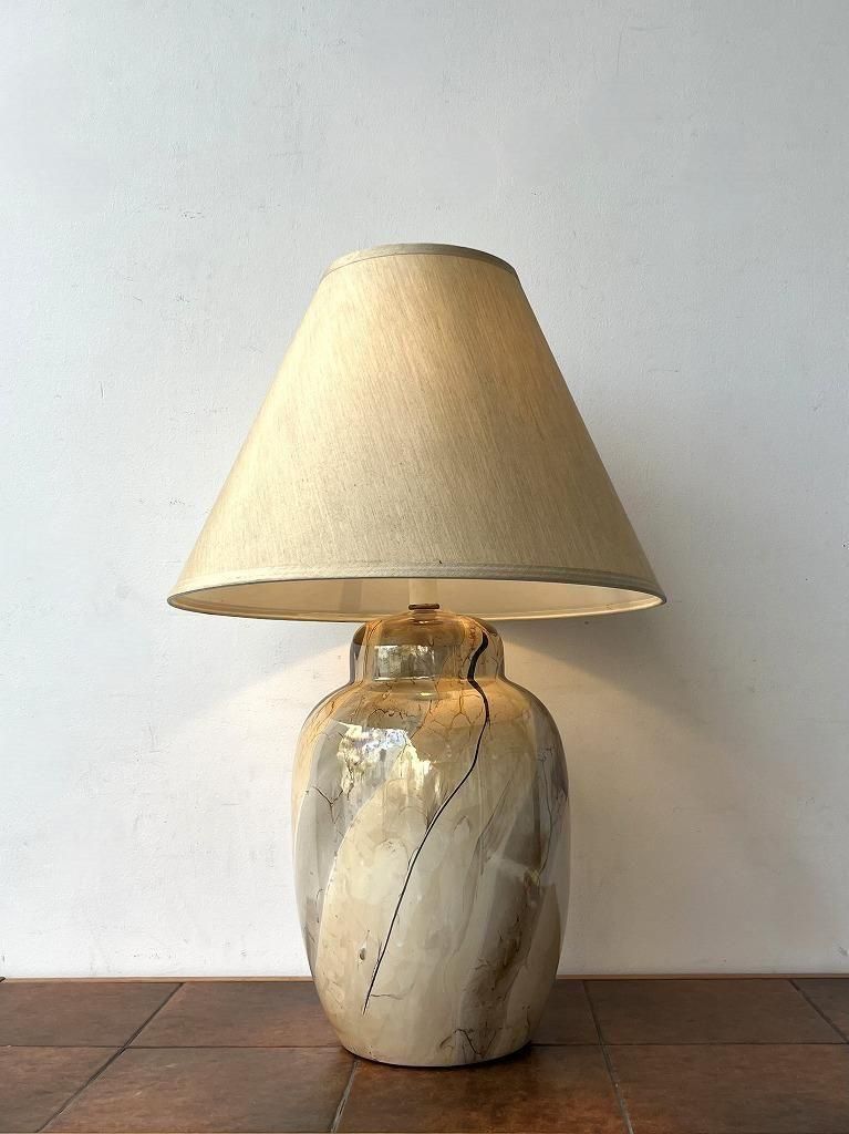 セラミック・プラスターランプ - アンティーク、ビンテージの