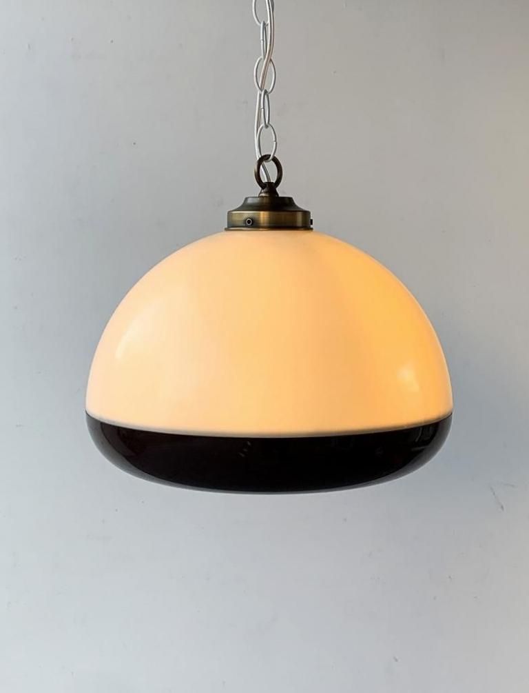 1960-70's ヴィンテージ プラスチックシェード ペンダントランプ