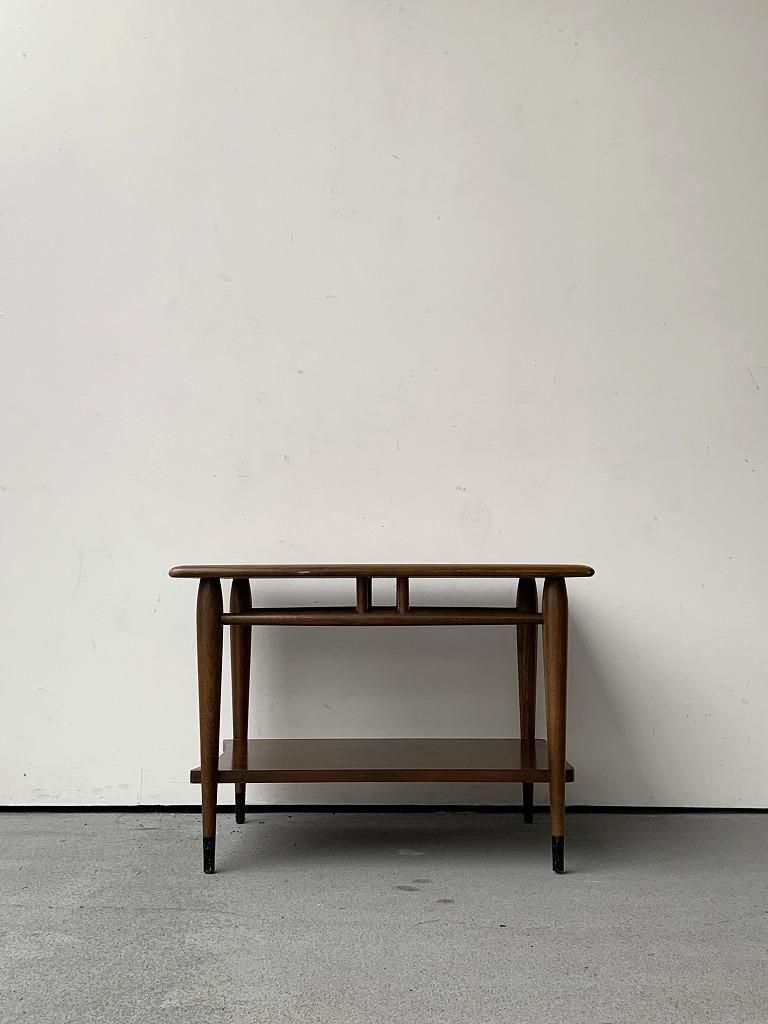 1963's LANE社製 ヴィンテージ ウッド サイドテーブル - アンティーク