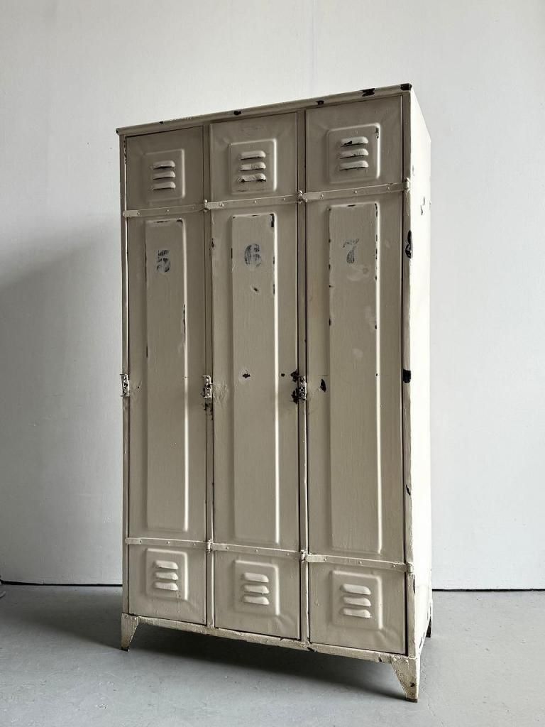1930-40's ヴィンテージ インダストリアル スチールロッカー