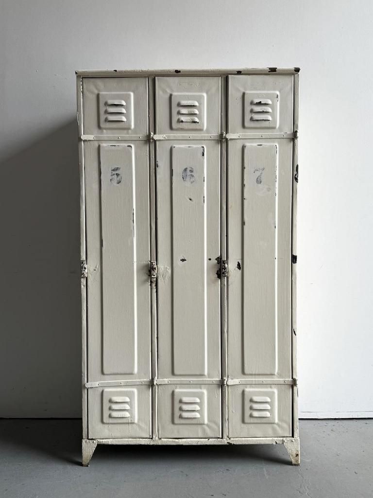 1930-40's ヴィンテージ インダストリアル スチールロッカー