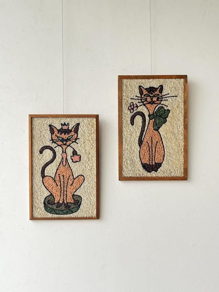 1960-70's ơ  å她ȡ󥢡 ǥ(2pieces/1set)