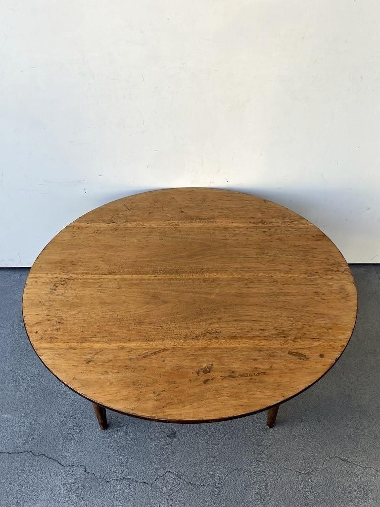1950-60's ヴィンテージ ミッドセンチュリー ウッド ローテーブル