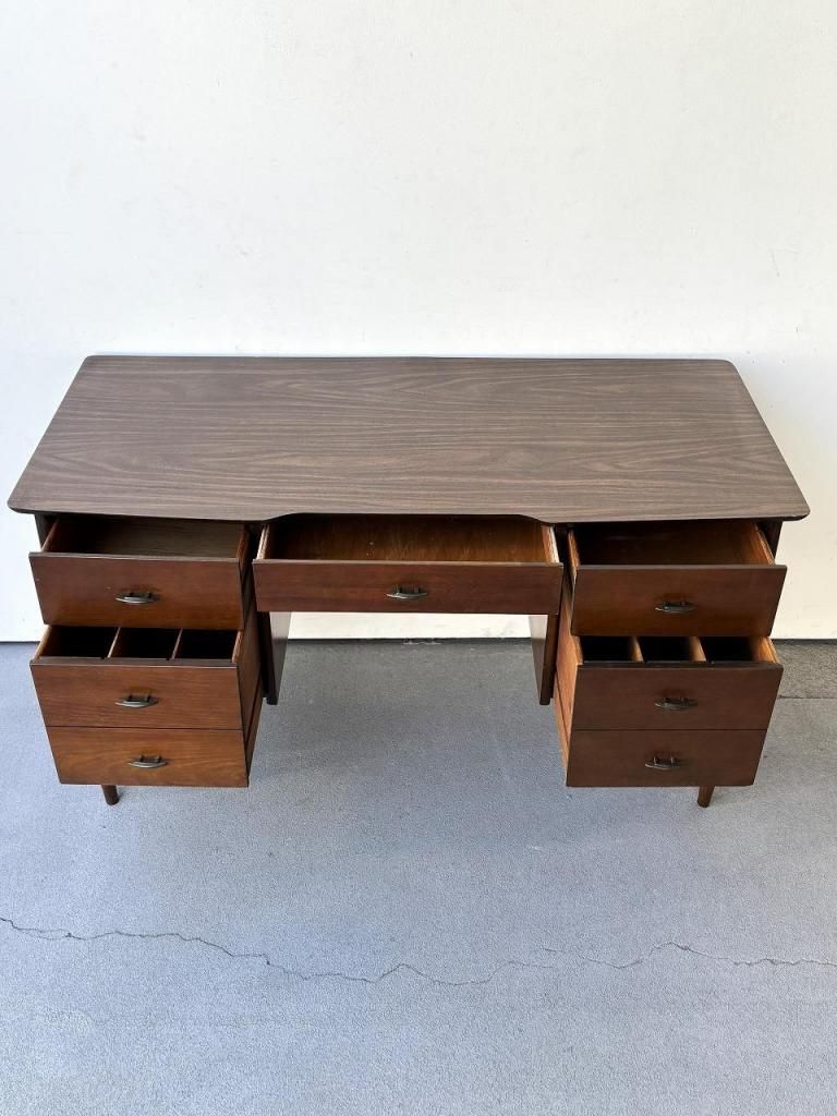 ヴィンテージ 机 1950-60's ヴィンテージ ウッド デスク - アンティーク、ビンテージの