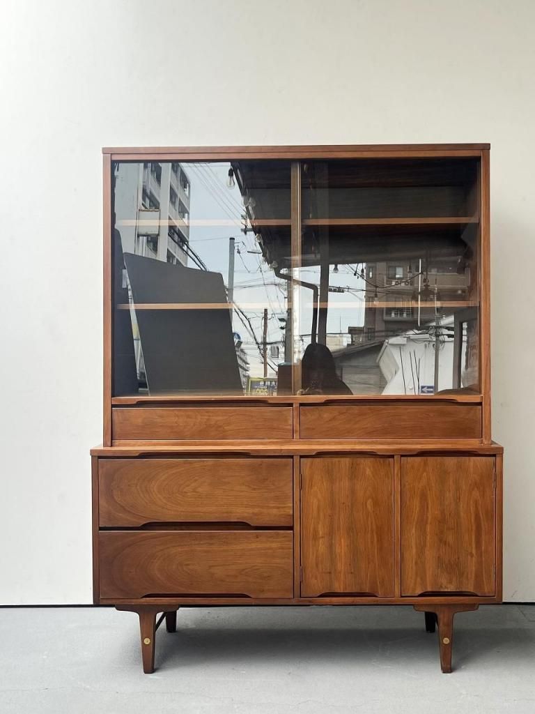 1960's Stanley社製 ヴィンテージ ウッド カップボード - アンティーク