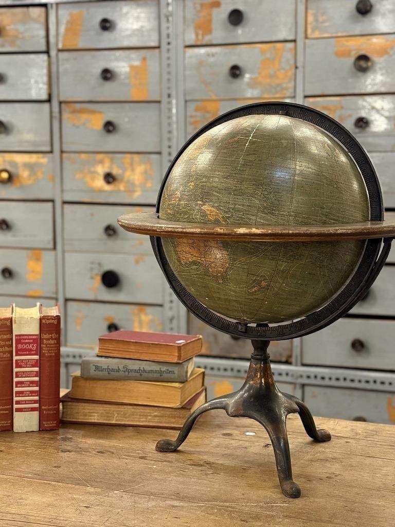 1905's Atlas School Supply社製 アンティーク グローブ