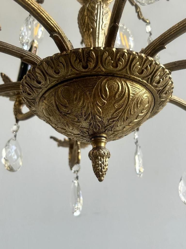 1960's ヴィンテージ スペイン製 10灯 シャンデリア - アンティーク