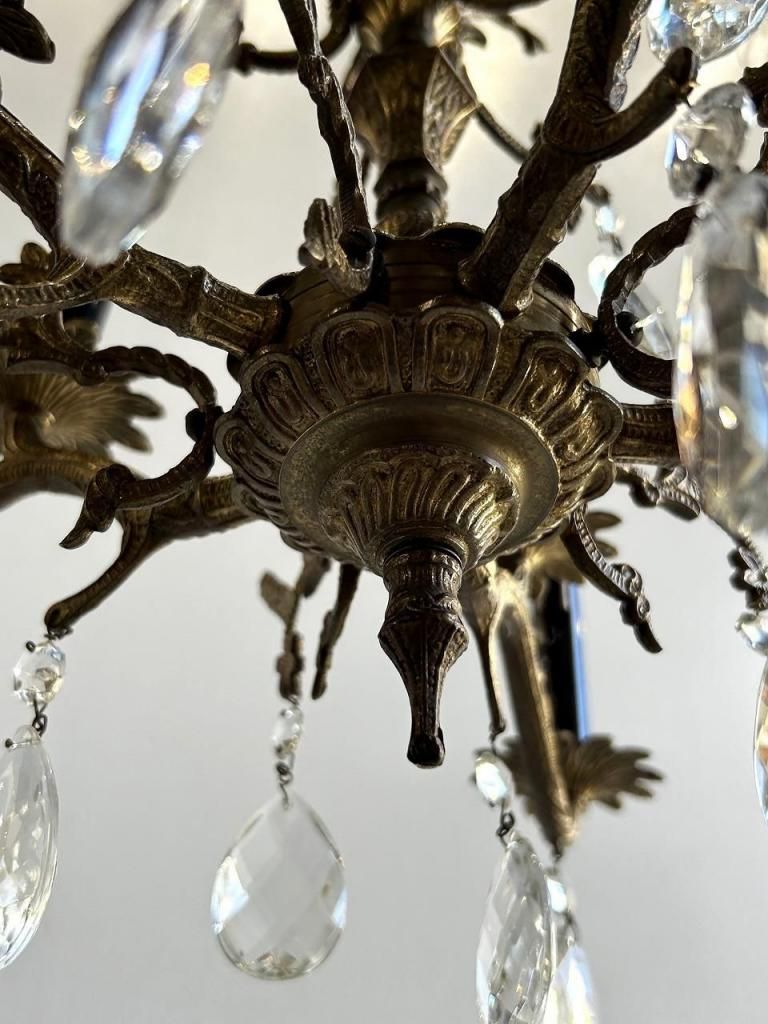 1960's ヴィンテージ スペイン製 10灯 シャンデリア - アンティーク