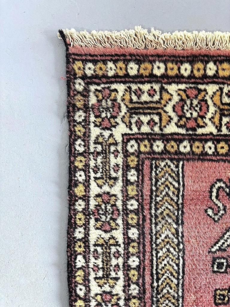 ヴィンテージ ハンドメイド ラグ カーペット マット 証明書付 ヴィンテージ ハンドメイド ラグ カーペット マット 証明書付