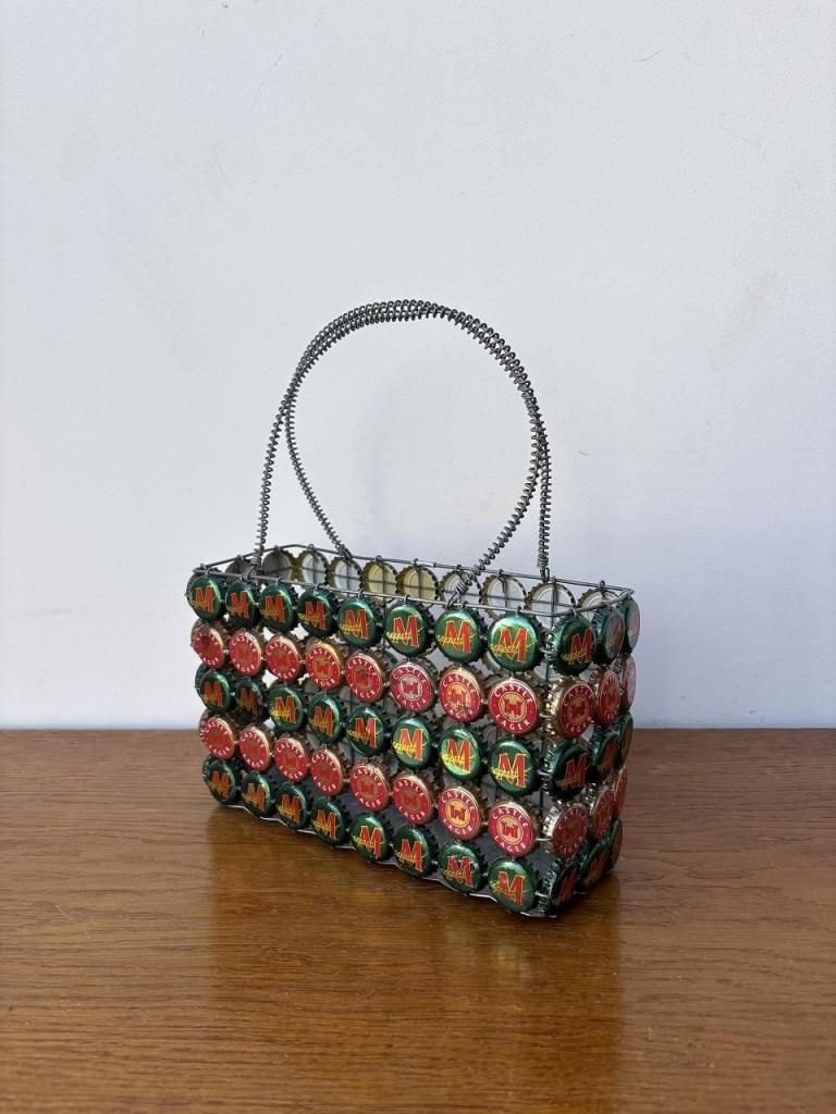 ヴィンテージ フォークアート バスケット - アンティーク、ビンテージ