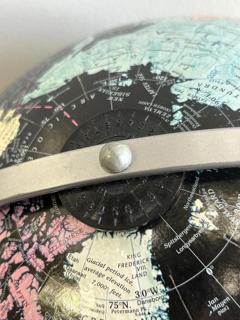 1990's Replogle社製 ブラックオーシャン グローブ / 地球儀