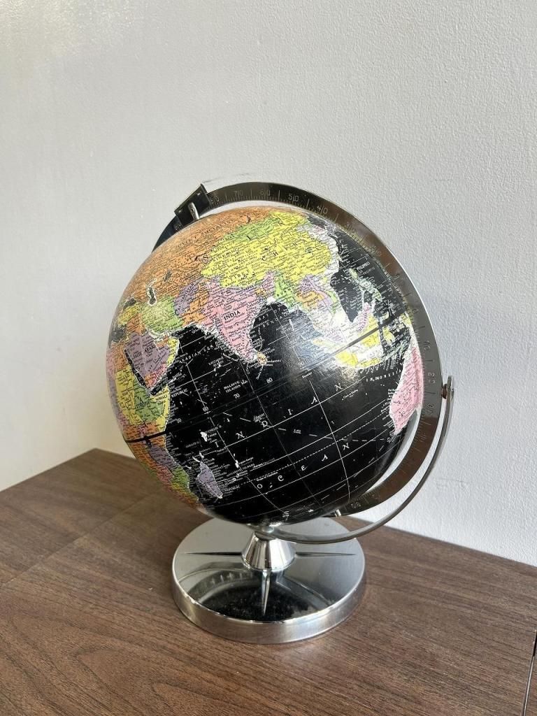 1964-65's Replogle社製 ブラックオーシャン グローブ / 地球儀