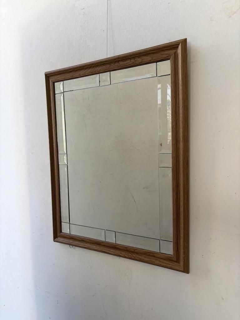 ウッドフレームミラー - アンティーク、ビンテージのインテリア家具や