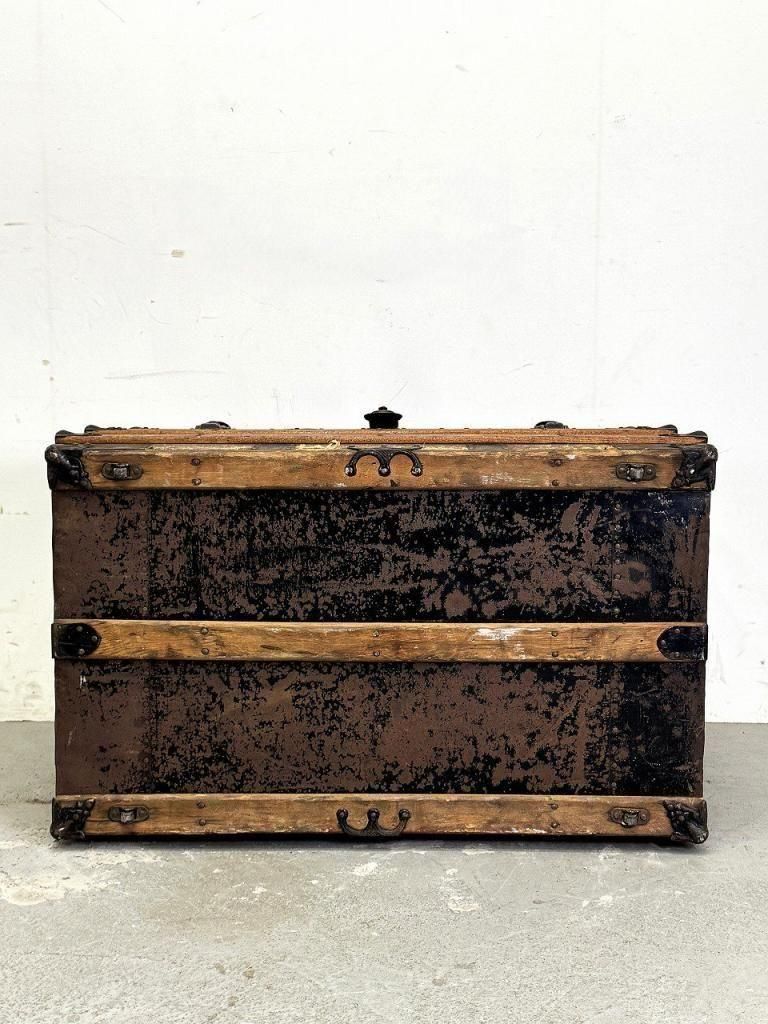 1930-40's ヴィンテージ ウッド トランク - アンティーク、ビンテージ