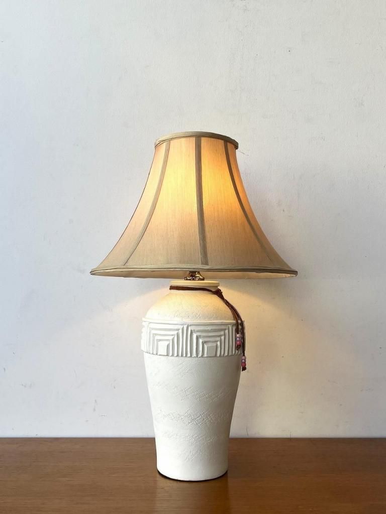 ヴィンテージ セラミックベース テーブルランプ (同型2点有り