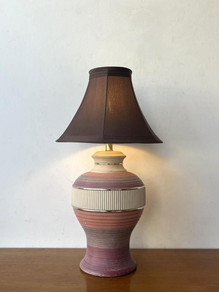 セラミック・プラスターランプ - アンティーク、ビンテージの