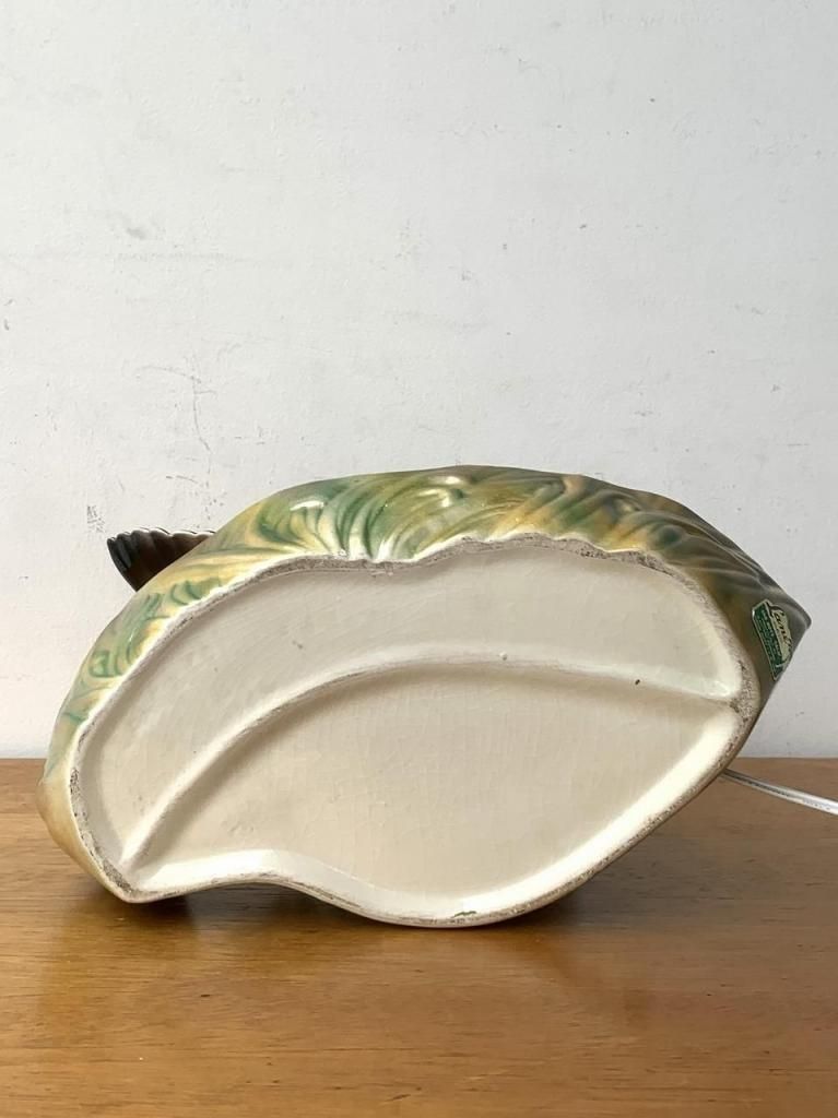 1950-60's ヴィンテージ バードモチーフ セラミック TVランプ