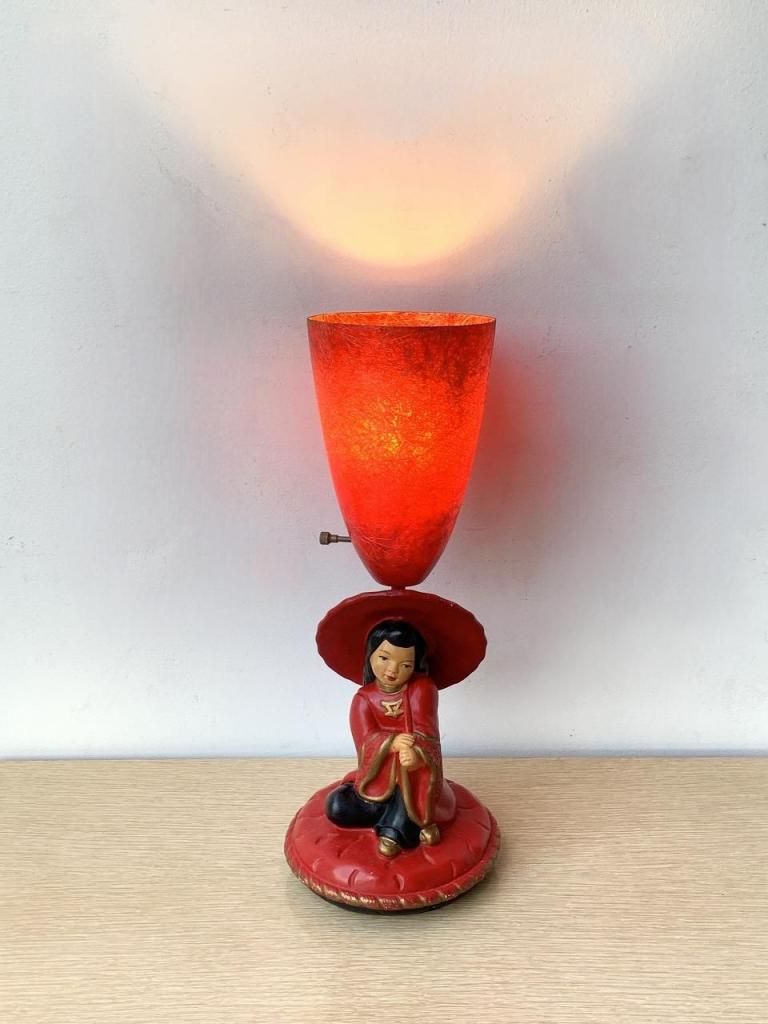 1950's ヴィンテージ ミッドセンチュリー TVランプ - アンティーク