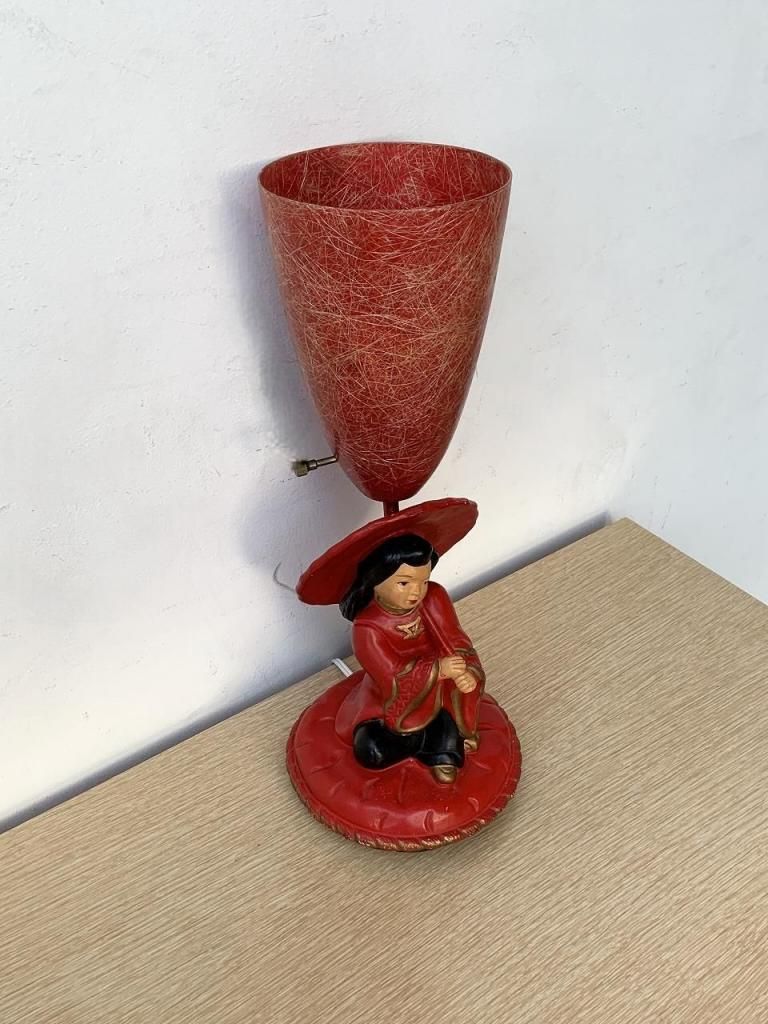 1950's ヴィンテージ ミッドセンチュリー TVランプ - アンティーク