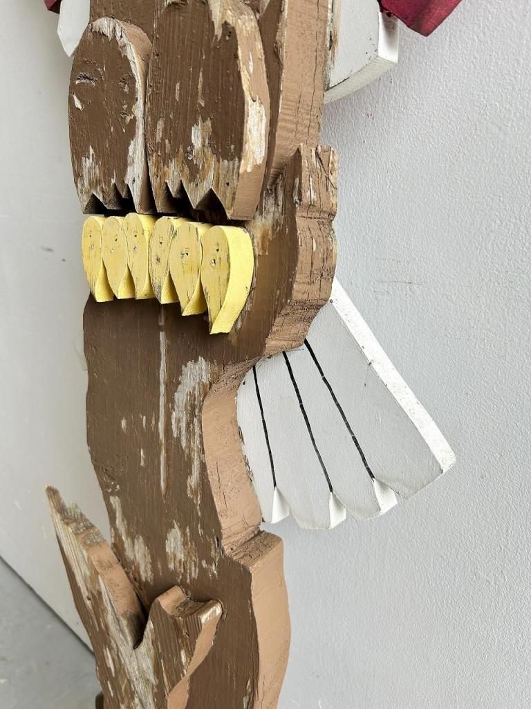 1970's ヴィンテージ イーグルモチーフ ウッド オーナメント