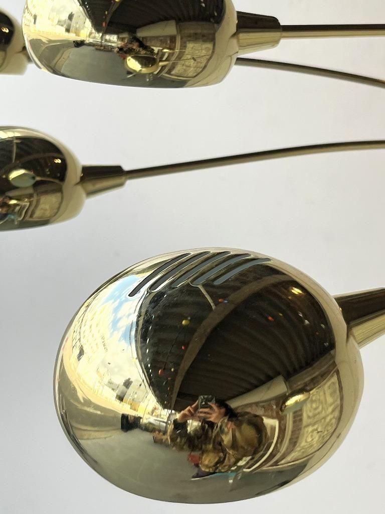 ヴィンテージ アルコデザイン 5灯 フロアランプ※近畿圏内のみ配送可能 ヴィンテージ アルコデザイン 5灯 フロアランプ※近畿圏内のみ配送可能